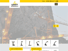 Tablet Screenshot of cakitmuhendislik.com